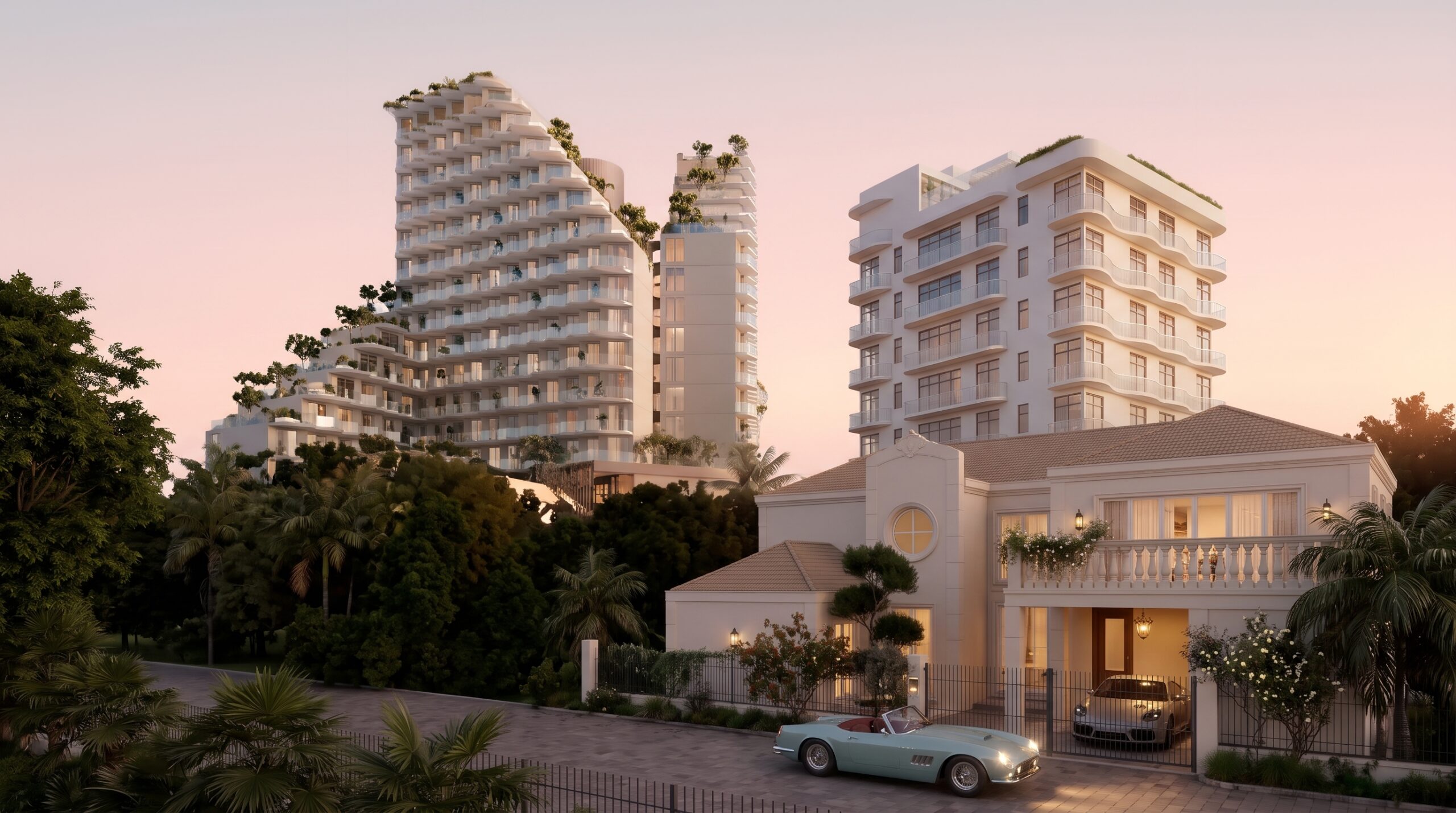 Odiliya Luxury Residences Aerial View